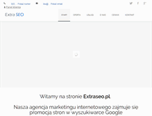 Tablet Screenshot of extraseo.pl